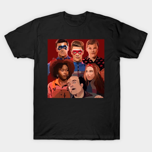 Cast of henry danger T-Shirt by Laiba